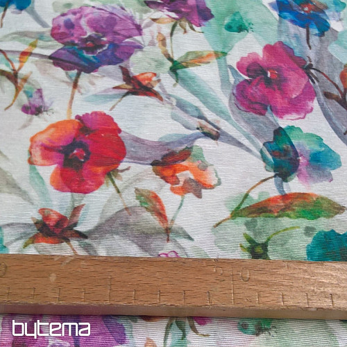 Decorative fabric  NARA poppies