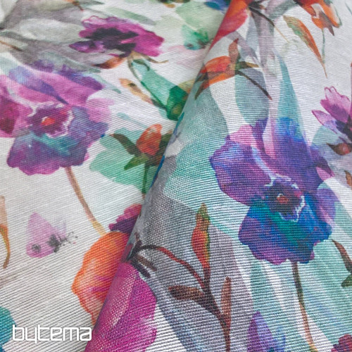 Decorative fabric  NARA poppies