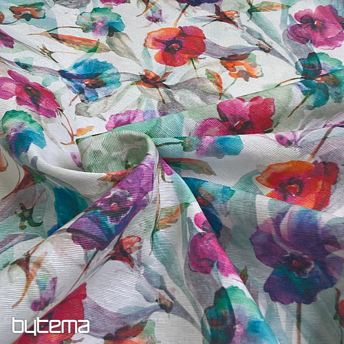 Decorative fabric  NARA poppies