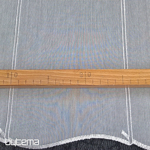 Modern woven Curtain 11101 white