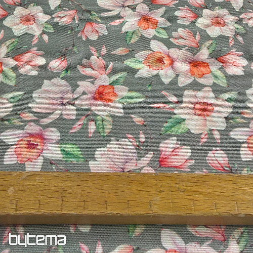 Decorative fabric CESIRA flowers